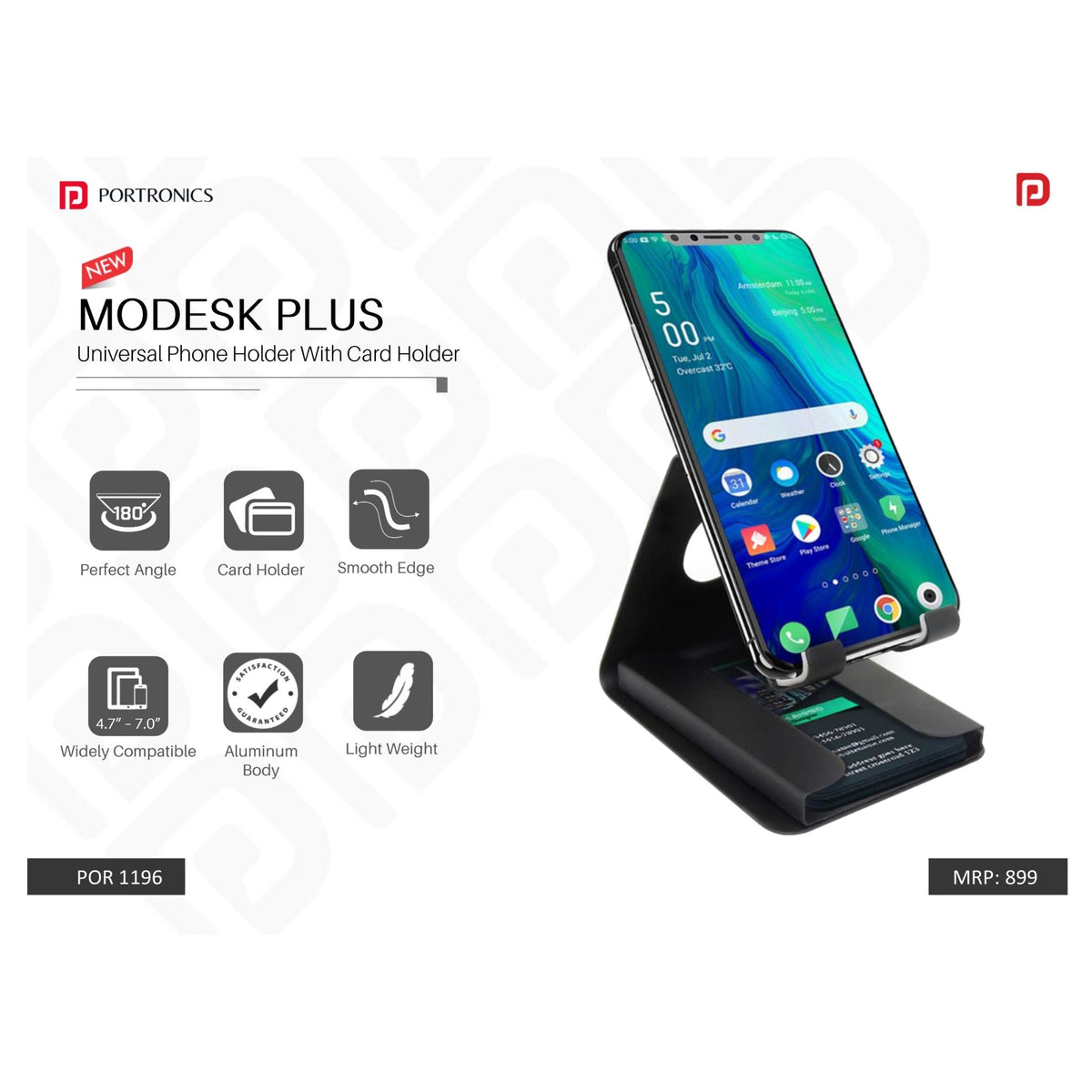 Portronics Universal Mobile Phone Stand POR 1196 — Mudramart