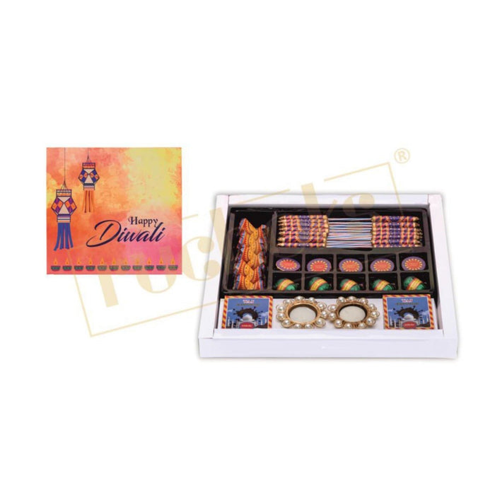 Premium Diwali Cracker Box + Ladi - P1+Ladi - Mudramart Corporate Giftings