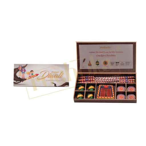 Premium Diwali Cracker in wooden box - W3 - Mudramart Corporate Giftings