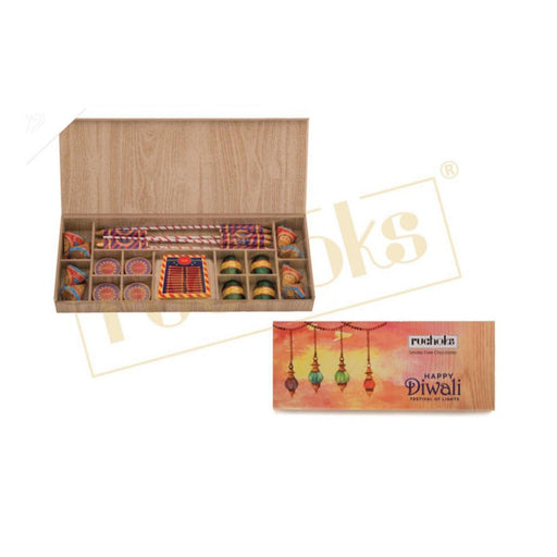 Premium Diwali Cracker in wooden - W2 - Mudramart Corporate Giftings