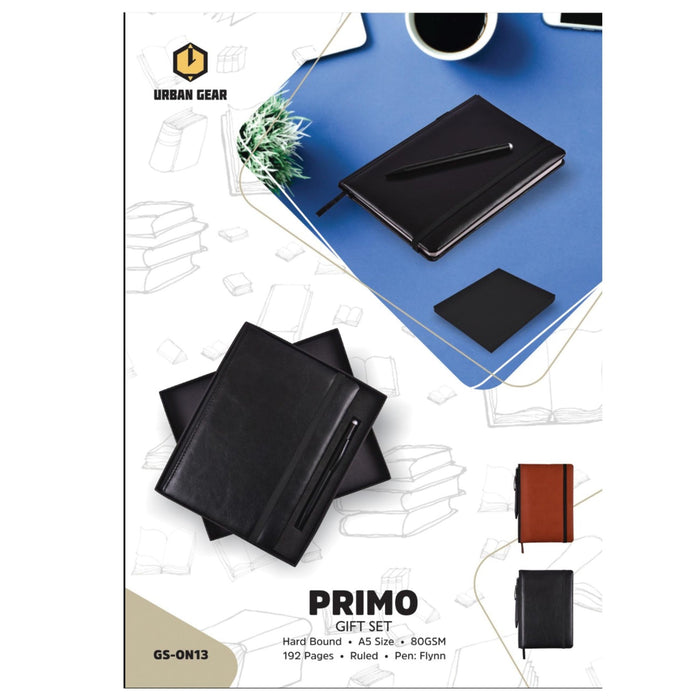Primo Stationary Gift Set - Book + Pen - GS-ON13 - Mudramart Corporate Giftings