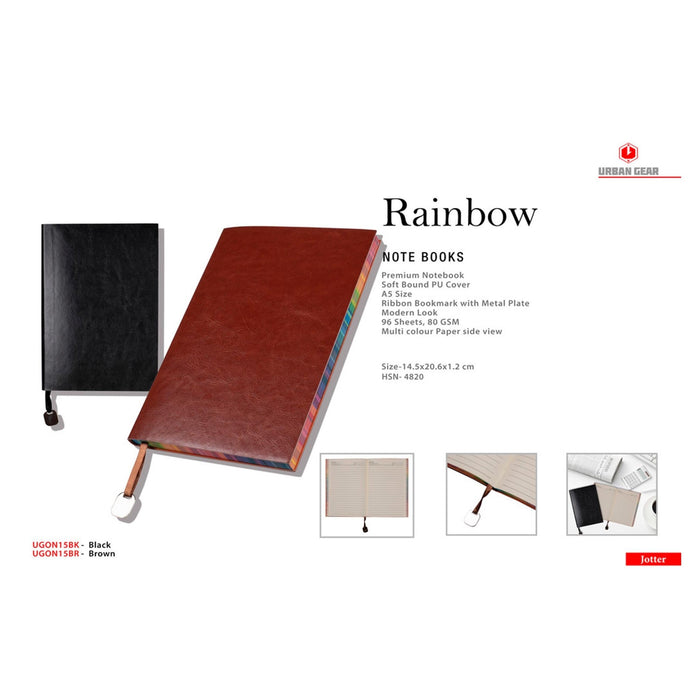Rainbow Note Books - Mudramart Corporate Giftings