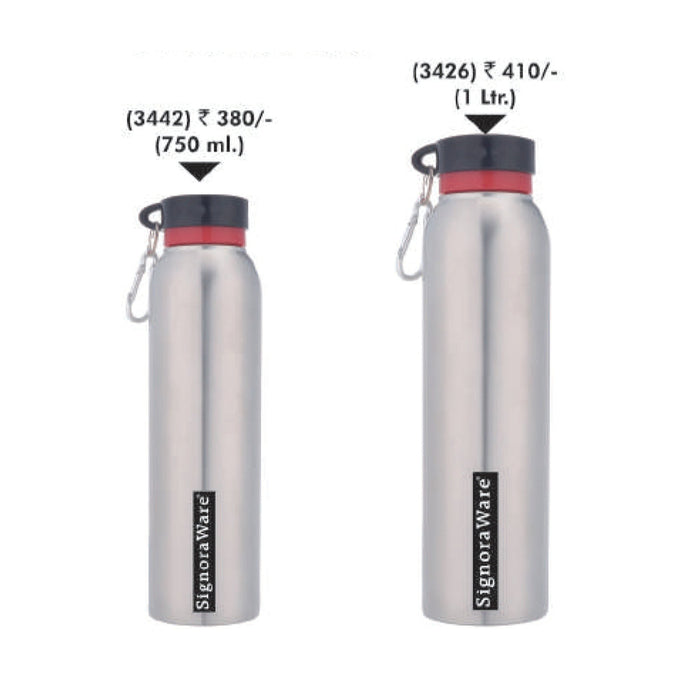 Signora Ware Chill Steel Water Bottle - 3442/3426 - Mudramart Corporate Giftings