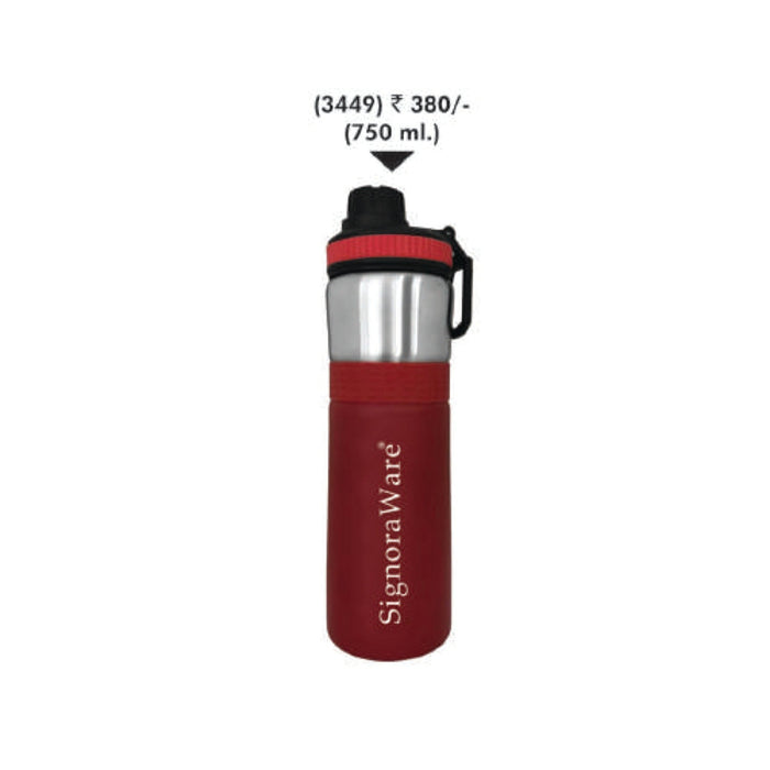 Signora Ware Egnite Steel Water Bottle - 3449 - Mudramart Corporate Giftings