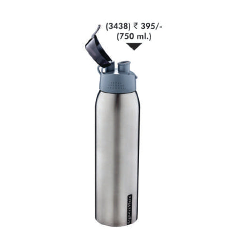 Signora Ware Finn Steel Water Bottle - 3431 - Mudramart Corporate Giftings
