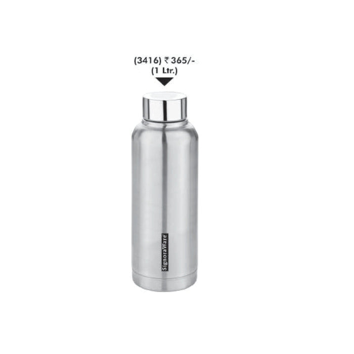 Signora Ware Frost Steel Water Bottle - 3416 - Mudramart Corporate Giftings