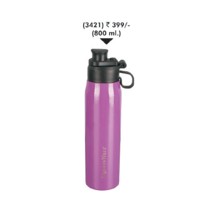 Signora Ware helios Steel Water Bottle - 3421 - Mudramart Corporate Giftings