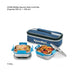 Signora Ware Midday Squarex Steel Small Lunch Box - 3550 - Mudramart Corporate Giftings