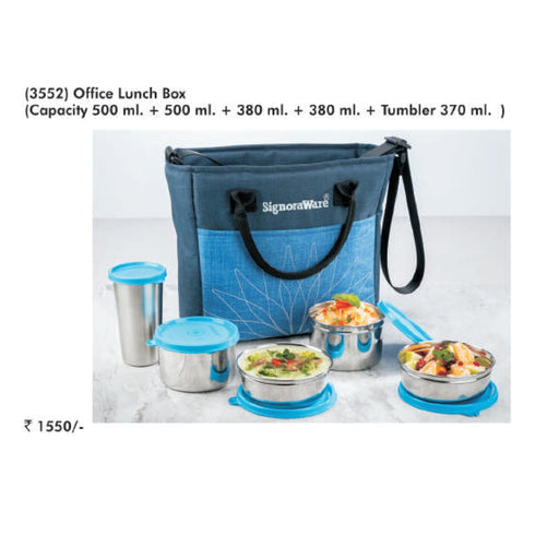 Signora Ware Office Lunch Box - 3552 - Mudramart Corporate Giftings