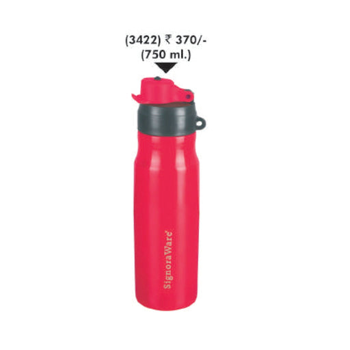 Signora Ware Spark Steel Water Bottle - 3422 - Mudramart Corporate Giftings