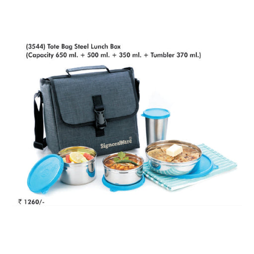 Signora Ware Tote Bag Lunch Box - 3508 - Mudramart Corporate Giftings