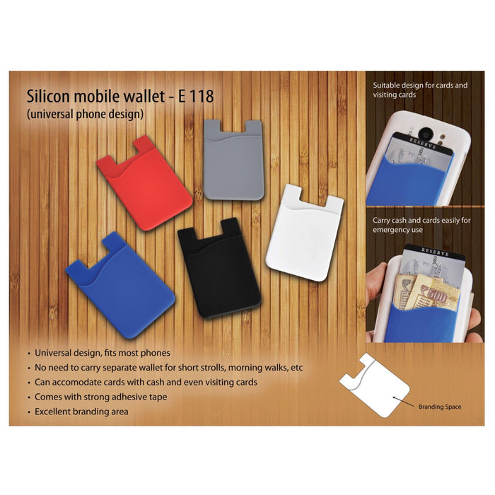 Silicon Mobile Wallet - E 118 - Mudramart Corporate Giftings