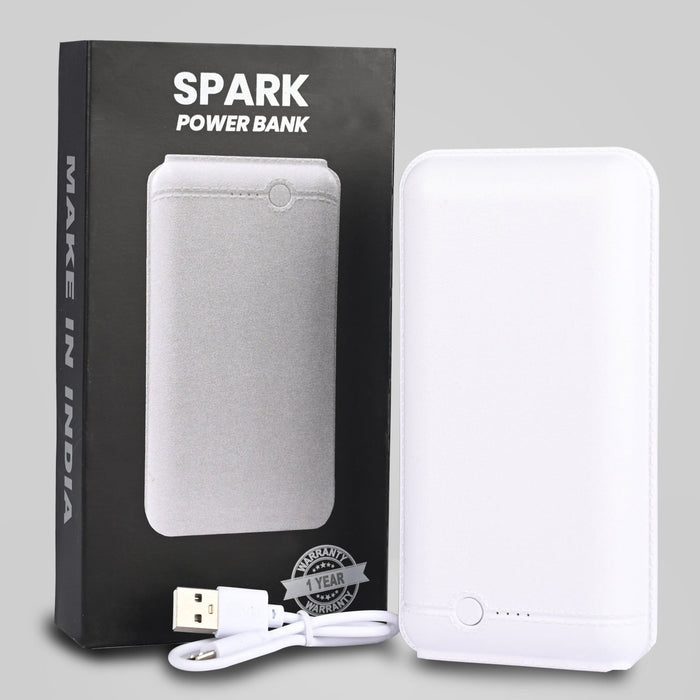 Spark Power Bank U-2 20000 mAh Power Bank - Mudramart Corporate Giftings