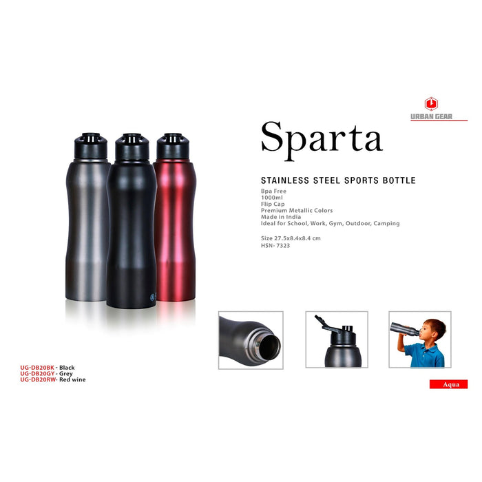 Sparta Stainless Steel - Bottle (1000ML) - Mudramart Corporate Giftings