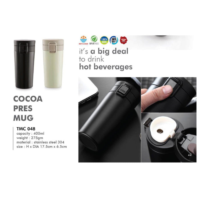 Stainless Steel Mug TMC 048 - 400ml - Mudramart Corporate Giftings