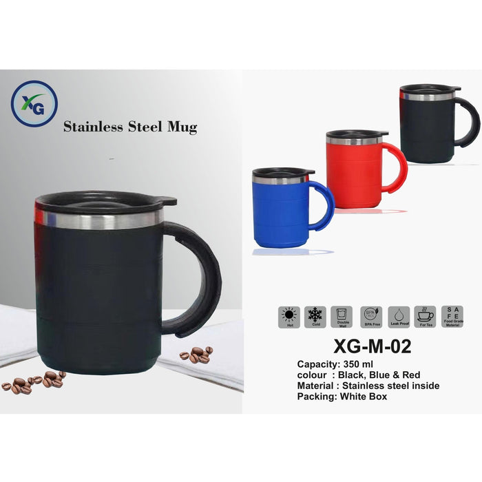 STAINLESS STEEL MUG - XG - M02 - Mudramart Corporate Giftings