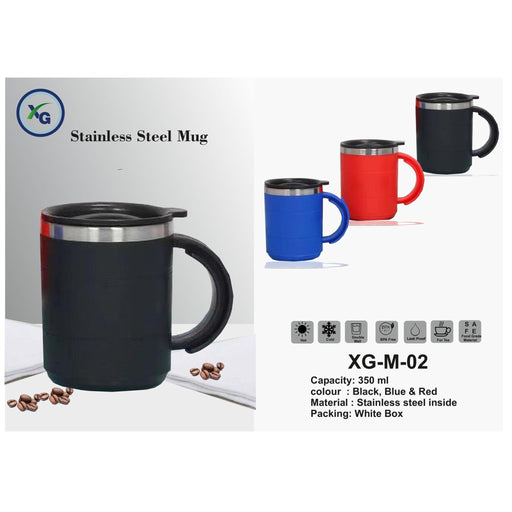 STAINLESS STEEL MUG - XG - M02 - Mudramart Corporate Giftings