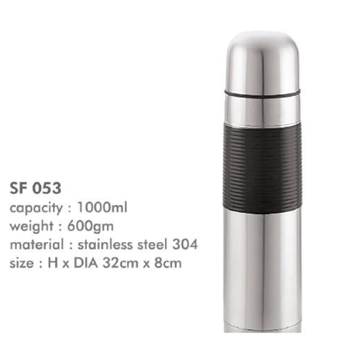 Stainless Steel Vacuum Flask - SF 053 - 1000ml - Mudramart Corporate Giftings