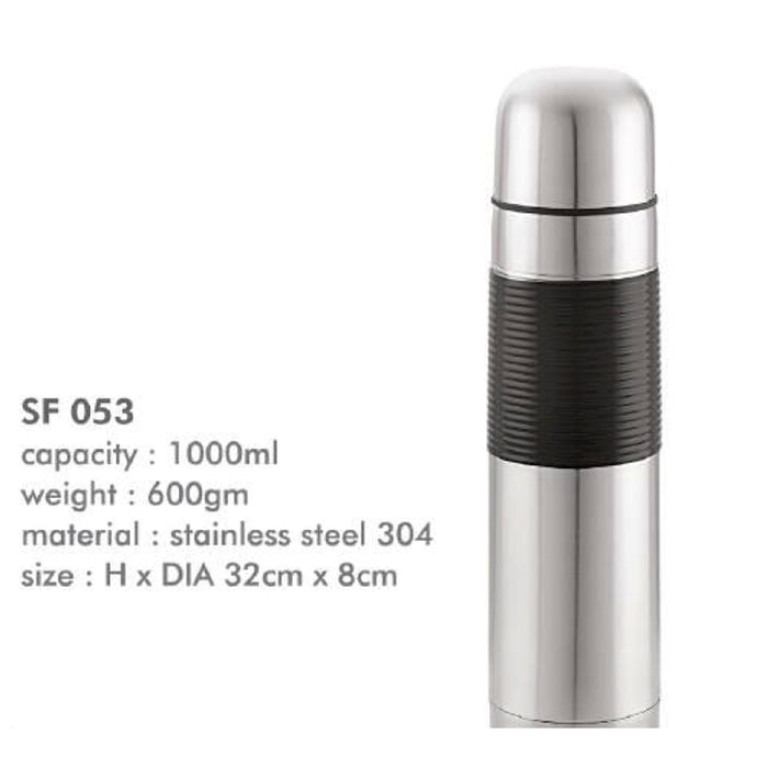 Stainless Steel Vacuum Flask - SF 053 - 1000ml - Mudramart Corporate Giftings