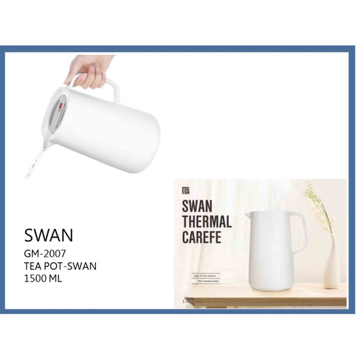 Swan Tea Pot 1500ml - DRIN066 - Mudramart Corporate Giftings
