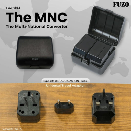 The MNC (Multi-National Converter) Universal Travel Adapter - TGZ-854 - Mudramart Corporate Giftings