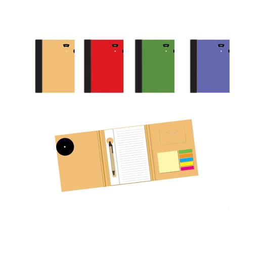 three fold sticky note pad with day calendar & pen - Mudramart Corporate Giftings