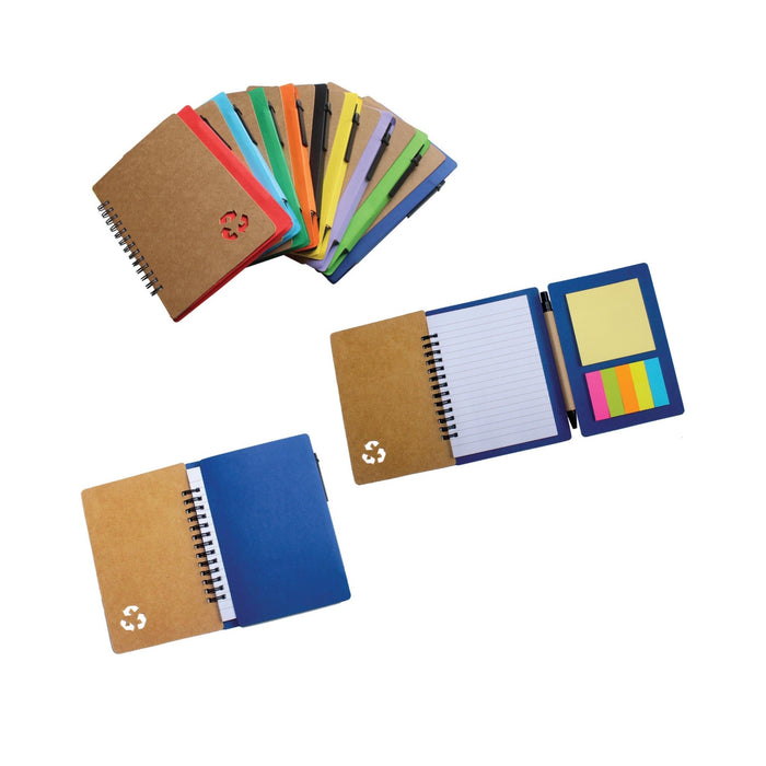 three fold wiro Sticky note pad & pen - Mudramart Corporate Giftings