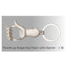 Thumb Up Key Ring With Opener - J36 - Mudramart Corporate Giftings