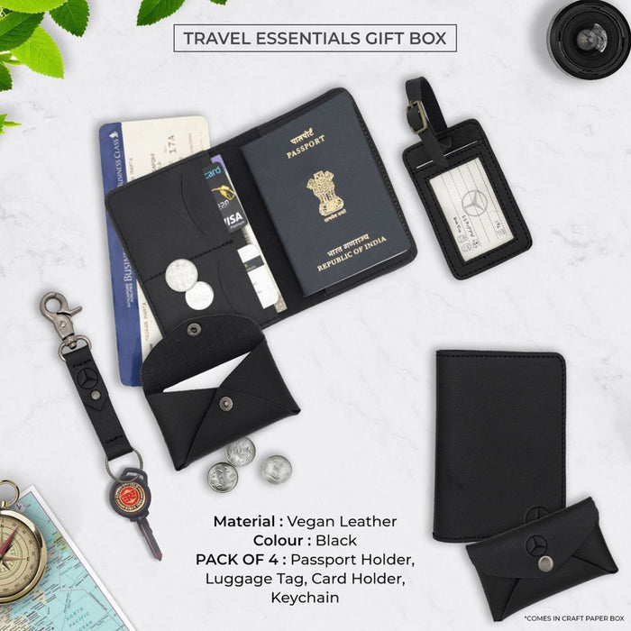 Travel Essential Gift Box - Pack of 4 - Mudramart Corporate Giftings