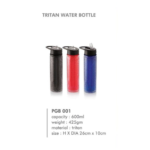 Tritan Water Bottle - PGB 001 - 600ml - Mudramart Corporate Giftings