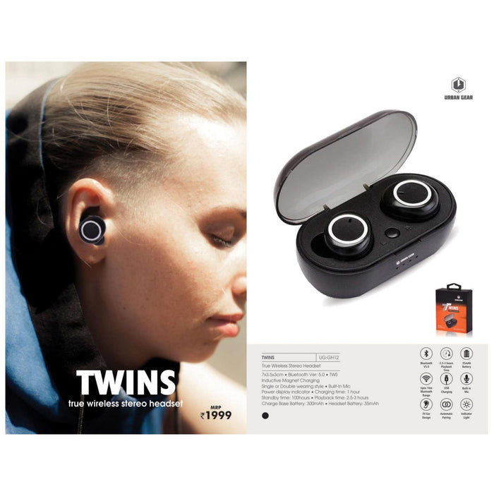 True Wireless Stereo Headset - UG-GH12 - Mudramart Corporate Giftings