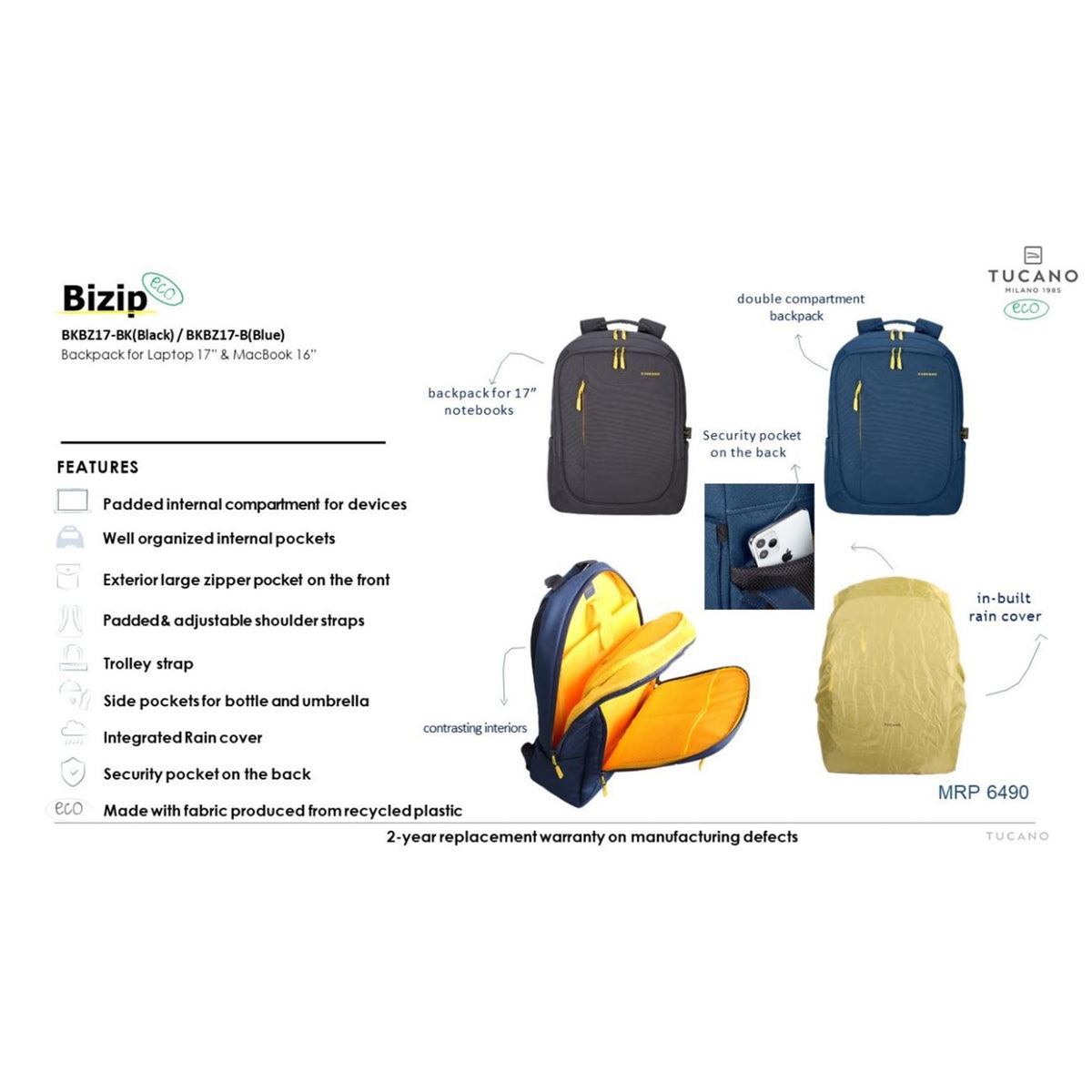 Tucano Bizip Laptop Bag
