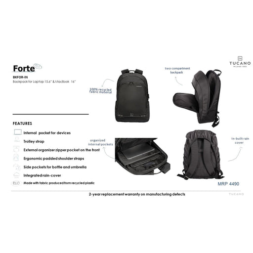 Tucano Forte Laptop Bag - Mudramart Corporate Giftings