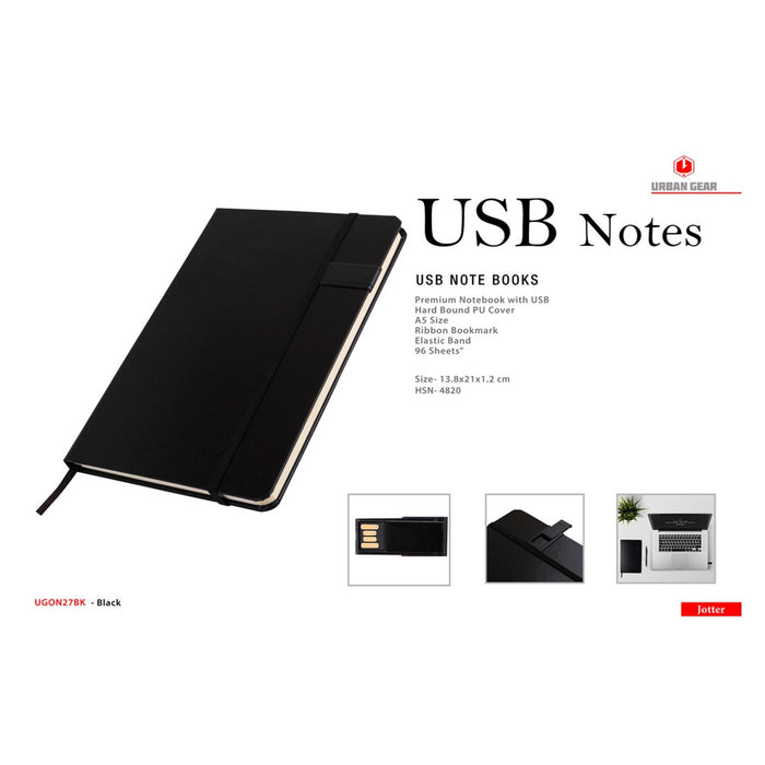 USB Note Books - Mudramart Corporate Giftings