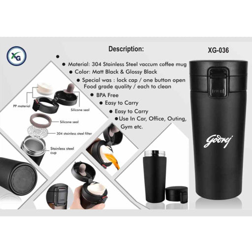 VACUUM HOT & COLD COFFEE CUP - XG - 036 - Mudramart Corporate Giftings