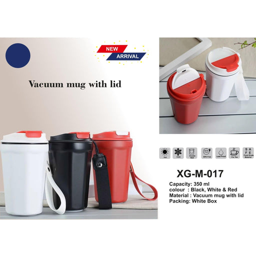 VACUUM HOT & COLD WITH FLIP CAP & ROPE - XG - M017 - Mudramart Corporate Giftings