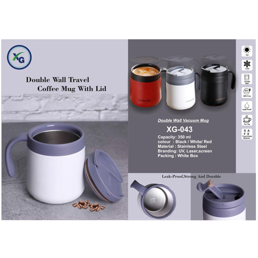 VACUUM HOT & COLD WITH LID - XG - M043 - Mudramart Corporate Giftings