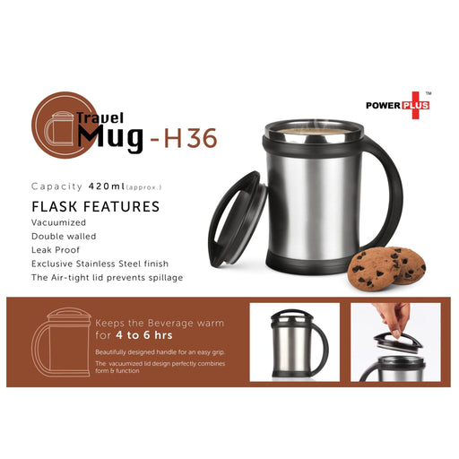 Vacuumized Travel Mug - H36 - Mudramart Corporate Giftings