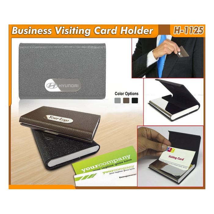 Visiting Card Holder (Black) H-1125 - Mudramart Corporate Giftings