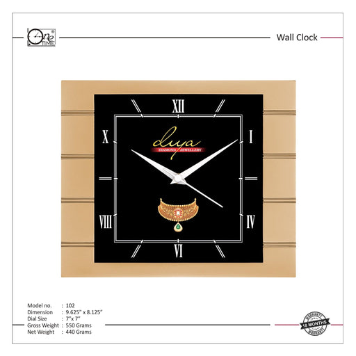 Wall Clock Pattern 102 - Mudramart Corporate Giftings