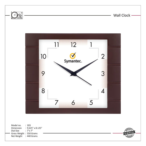 Wall Clock Pattern 103 - Mudramart Corporate Giftings
