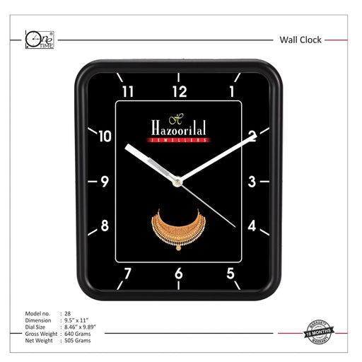 Wall Clock Pattern 28 - Mudramart Corporate Giftings
