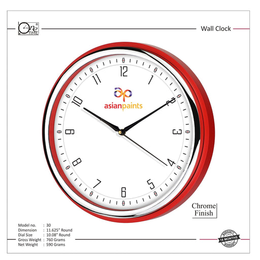 Wall Clock Pattern 30 - Mudramart Corporate Giftings