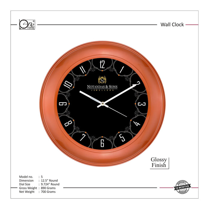 Wall Clock Pattern 5 - Mudramart Corporate Giftings