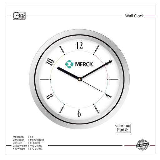 Wall Clock Pattern 53 - Mudramart Corporate Giftings
