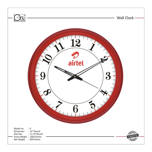 Wall Clock Pattern 9 - Mudramart Corporate Giftings
