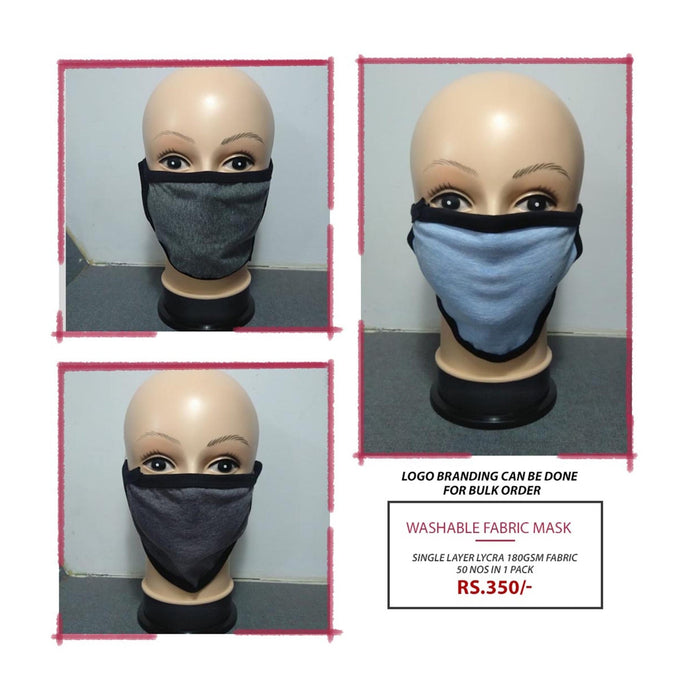 Washable Fabric Mask - Mudramart Corporate Giftings