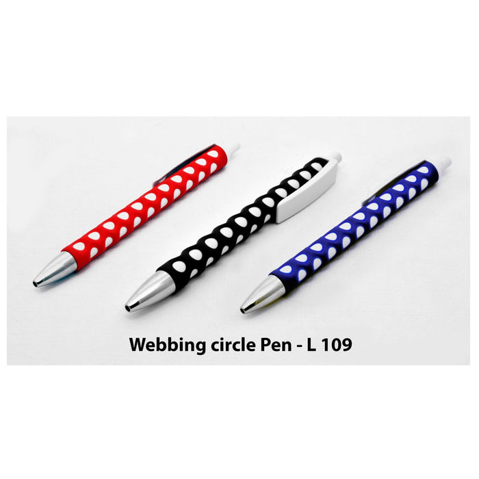 Webbing Circle Pen - L109 - Mudramart Corporate Giftings