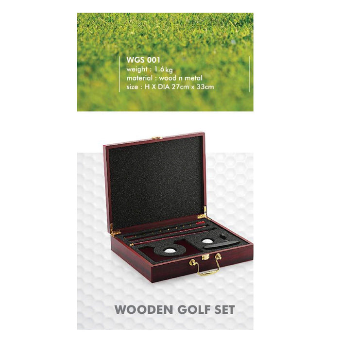 Wooden Golf Set WGS 001 - Mudramart Corporate Giftings