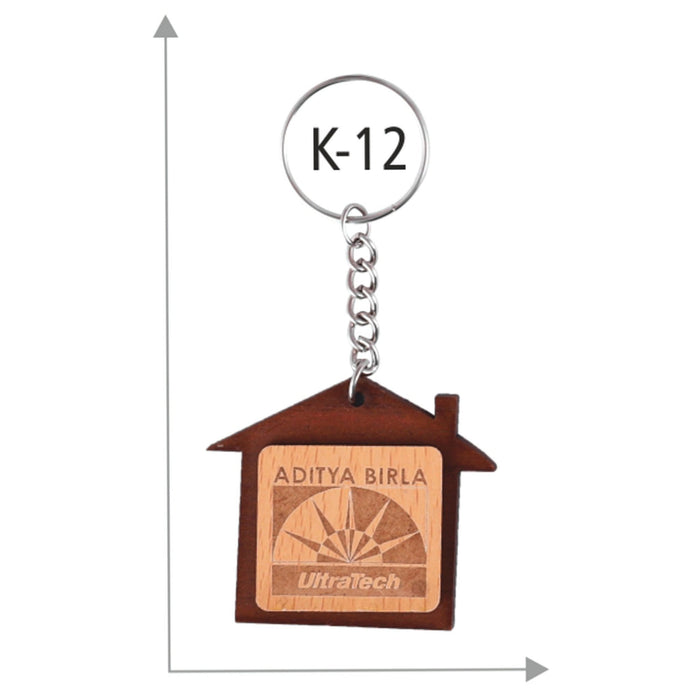 Wooden Key Chain - K-12 - Mudramart Corporate Giftings